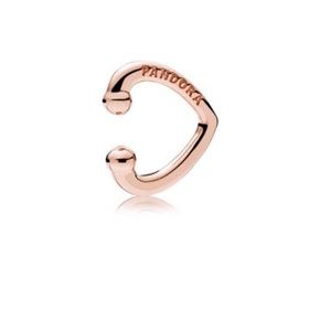 OPEN HEART EAR CUFF, PANDORA ROSE GOLD NWOT